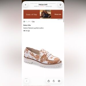 Dolce Vita Women's Aubree Tailored Lug-Sole Loafers
-7.5